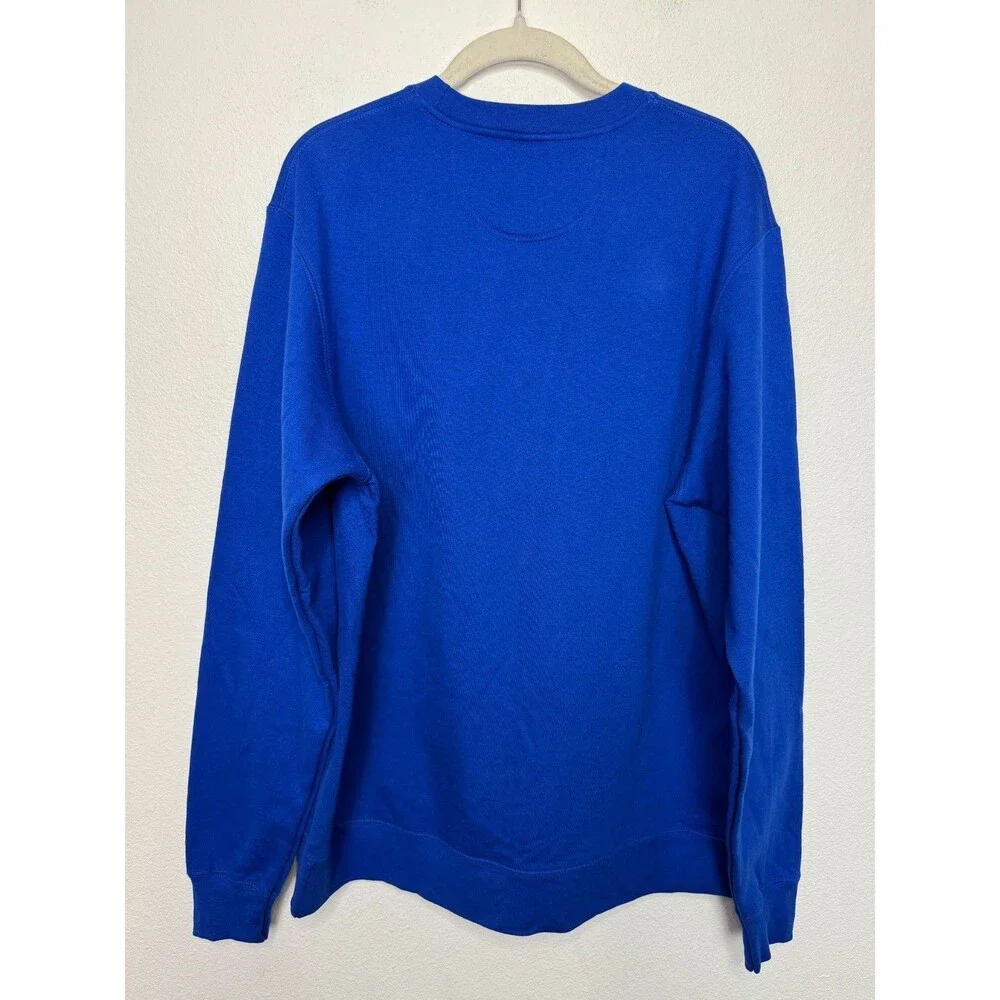 Port & Company Medium Grandmacorn Unicorn Sweatshirt Blue Crewneck Long Sleeve